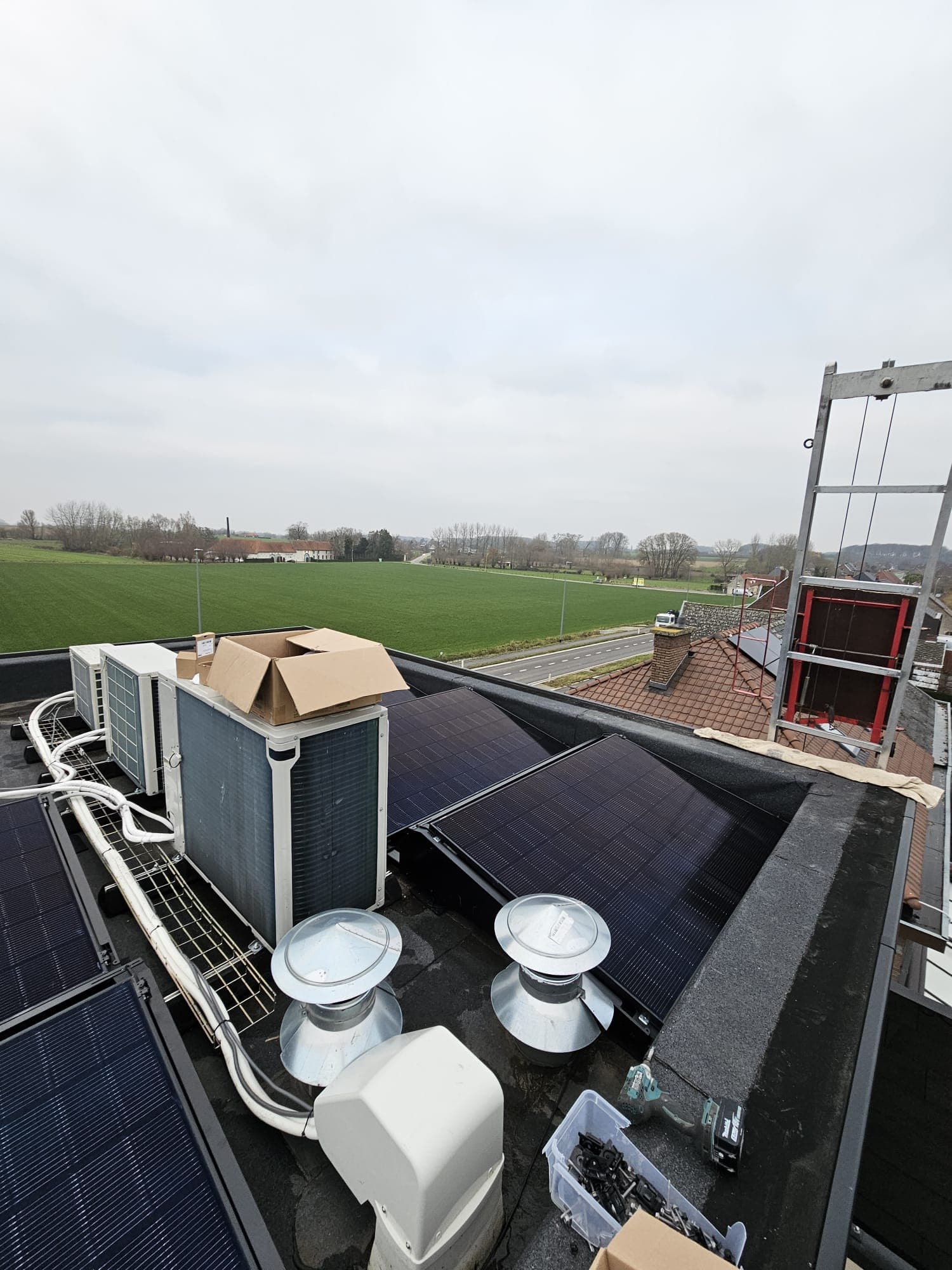 Realisatie Dak-energietraject Gent in Gent
